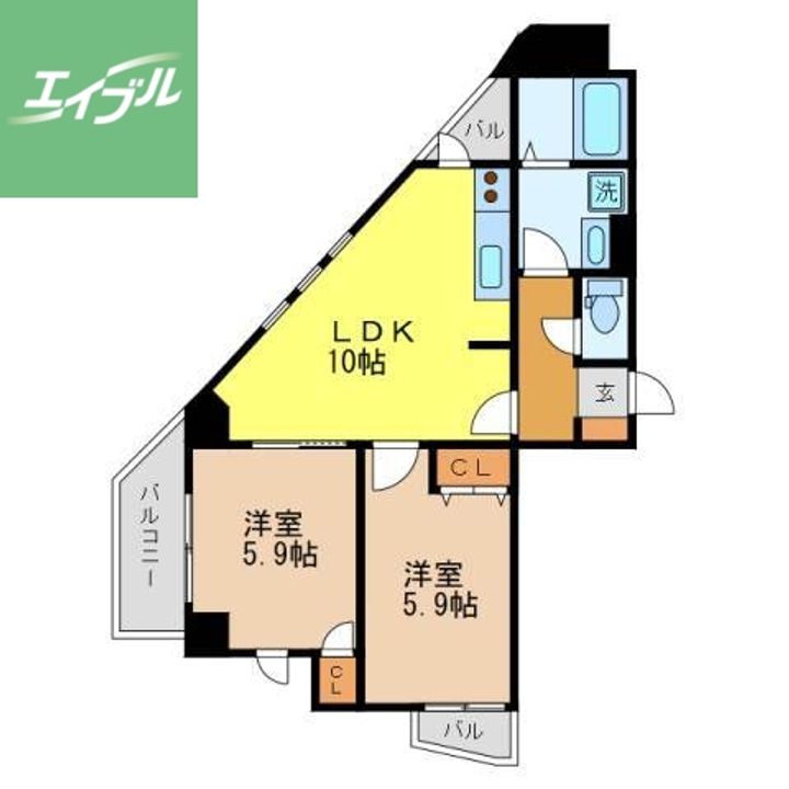 L・FLORE CENTER STAGE803の間取り