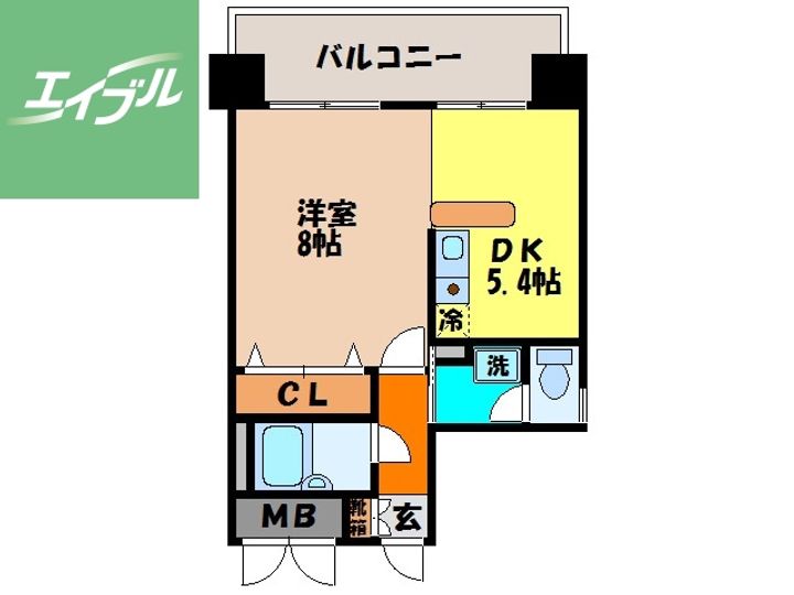 ラ・レジダンス・ド・シャルールの間取り