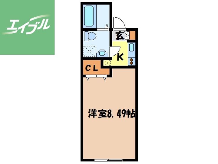 アミティ館内二番館の間取り
