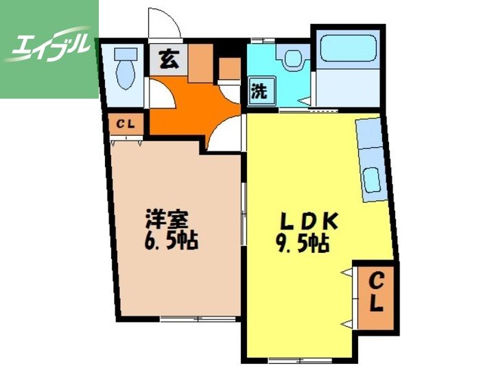 ハイツ笹山103の間取り