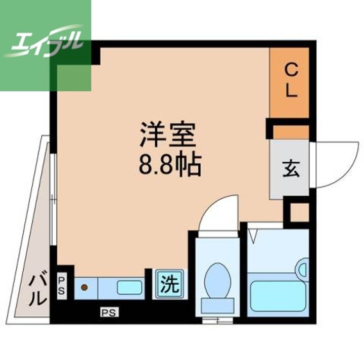 フリーダム平野302の間取り