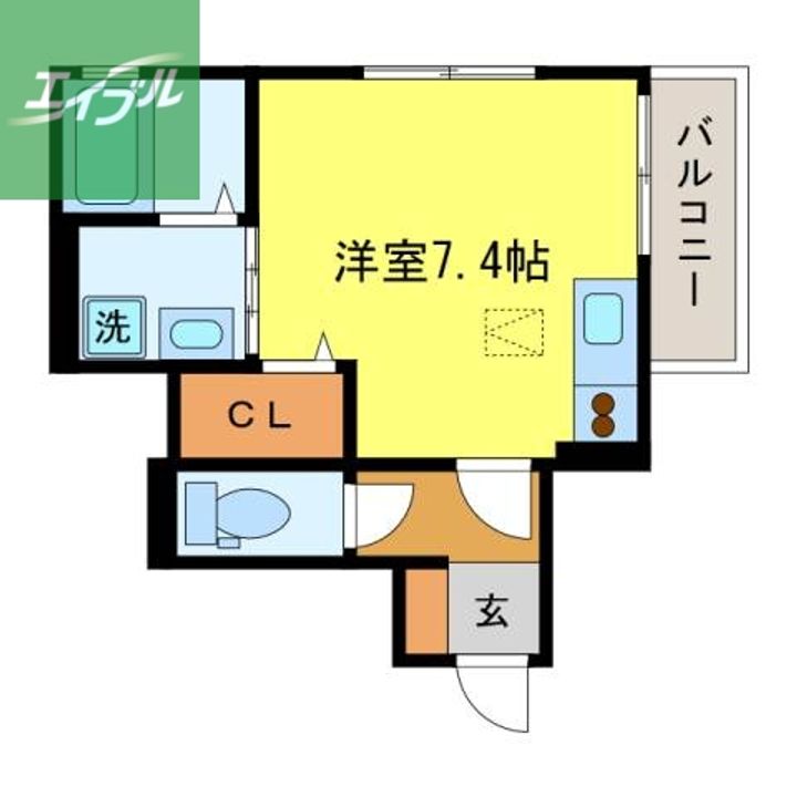 K・フィールドの間取り