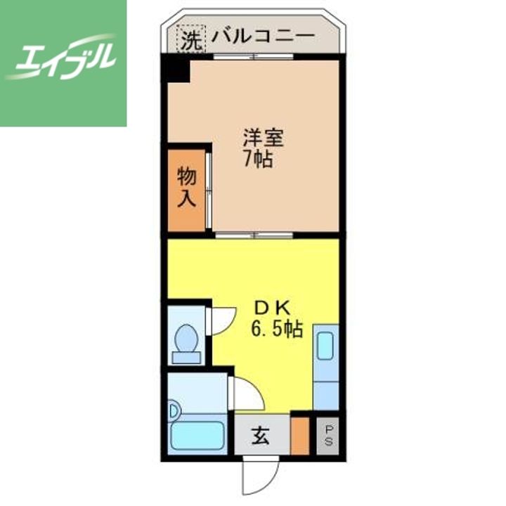 中尾ビルの間取り