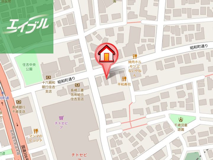 タケムラビルの地図