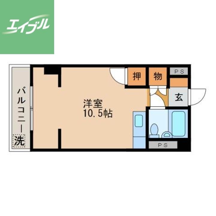 ハイツ若葉306の間取り