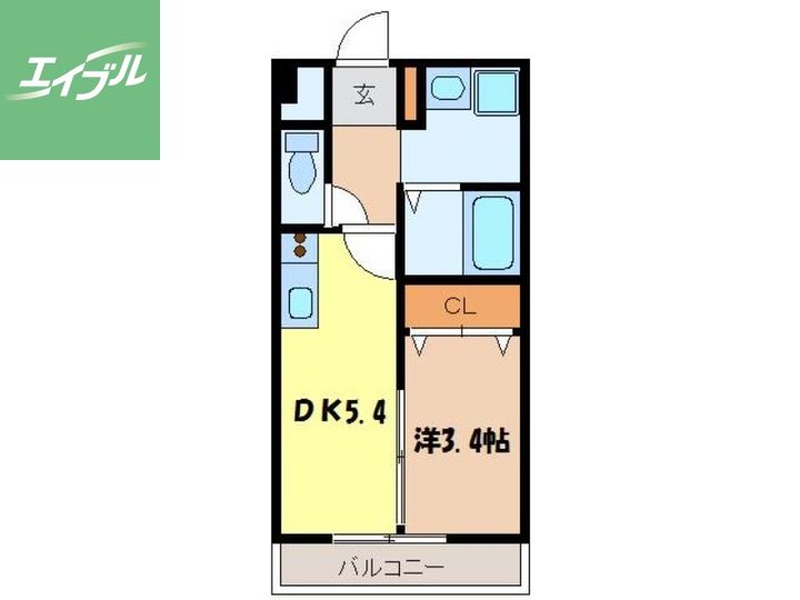 ウィステリア平和町504の間取り