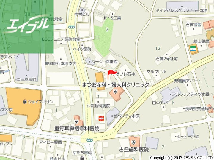 パージュ弐番館103の地図