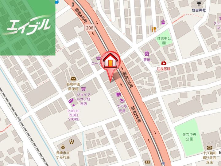 八木ビル501の地図