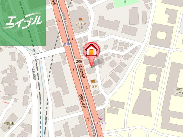 第一ハタビル L・FLORE606の地図