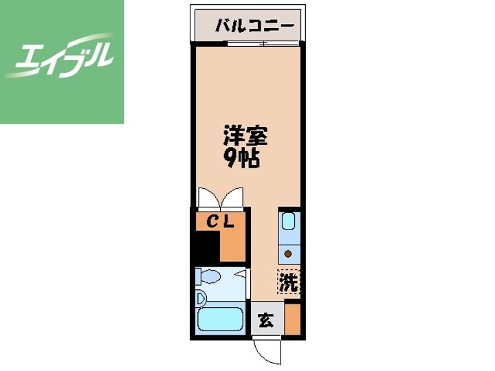 フリーダム大手302の間取り