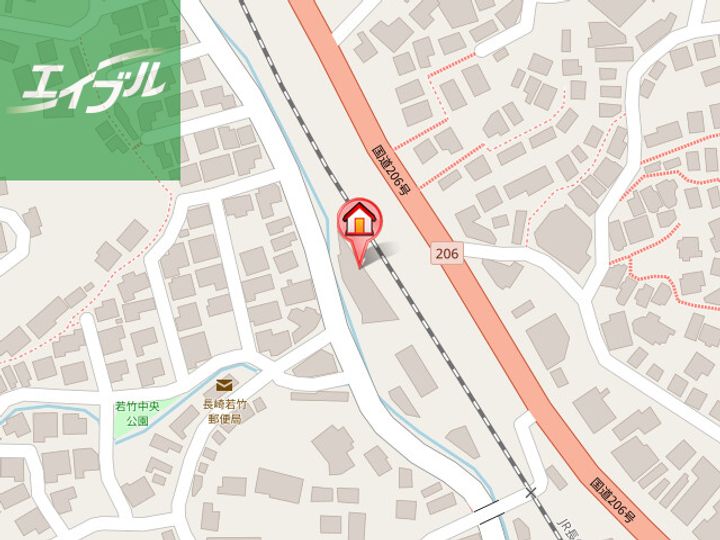 アールグレイ若竹の地図