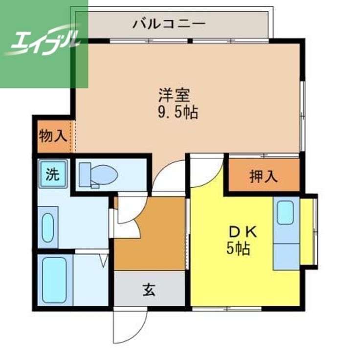 サンパレス三原の間取り