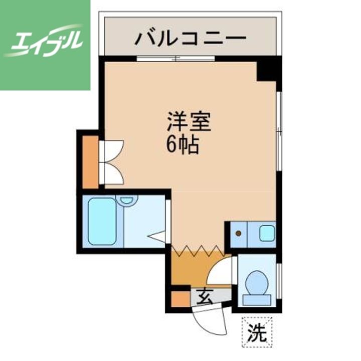 中村ビル(淵町)402の間取り