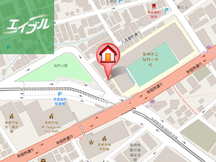 山口ビル(勝山町)の地図