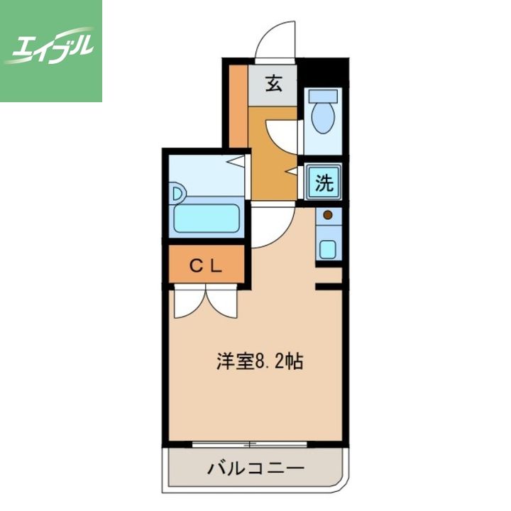 ダイアパレス玉園104の間取り