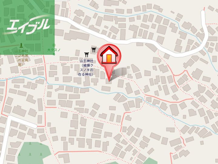 デュークハウス103の地図