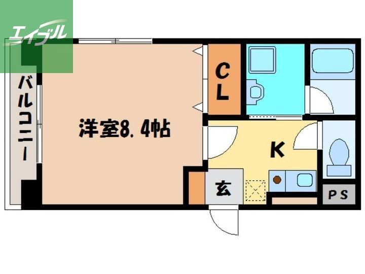 グリーンコート樺島502の間取り