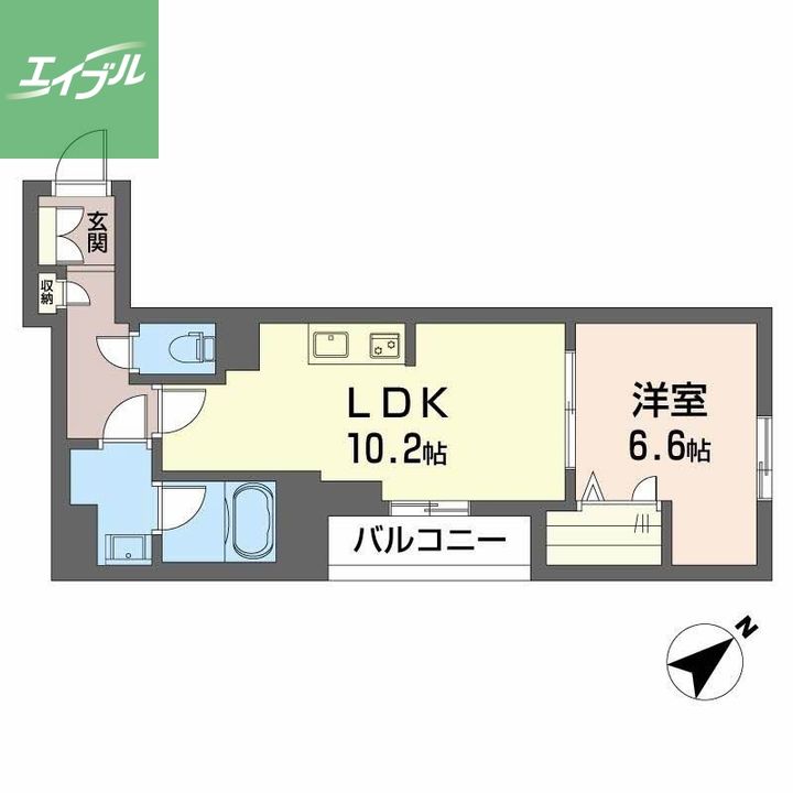 シャーメゾンさかえ町の間取り
