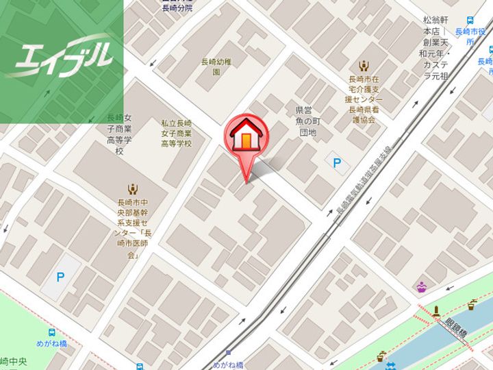 シャーメゾンさかえ町の地図