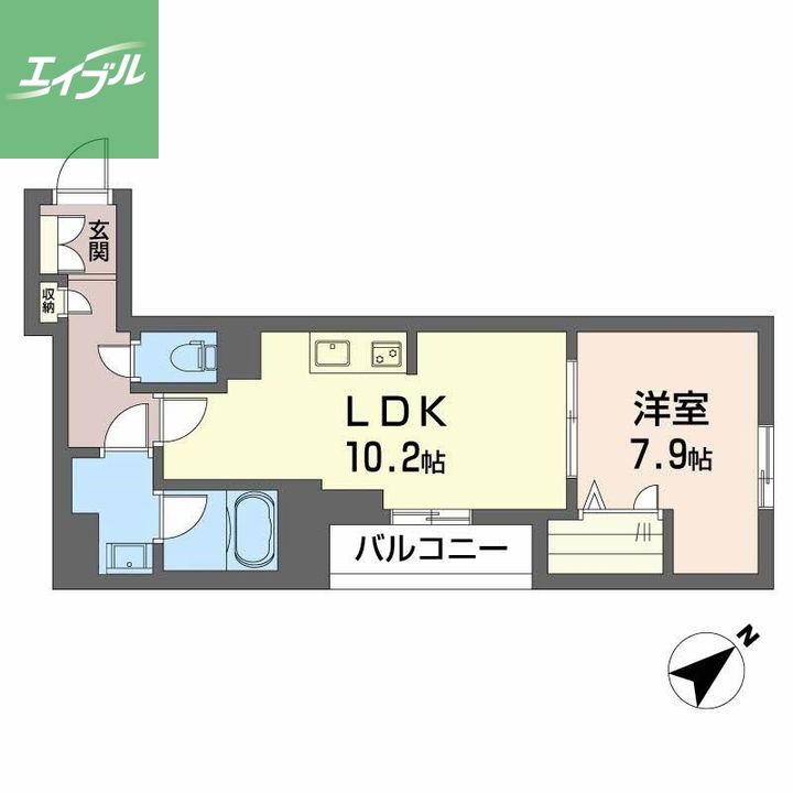 シャーメゾンさかえ町の間取り