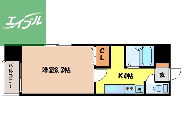 サンロイヤルⅠ201の間取り
