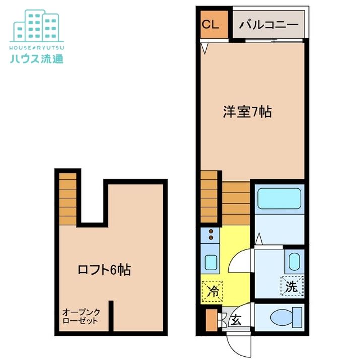 フォレスト飯盛106の間取り