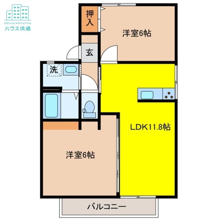 セジュール冨永の間取り