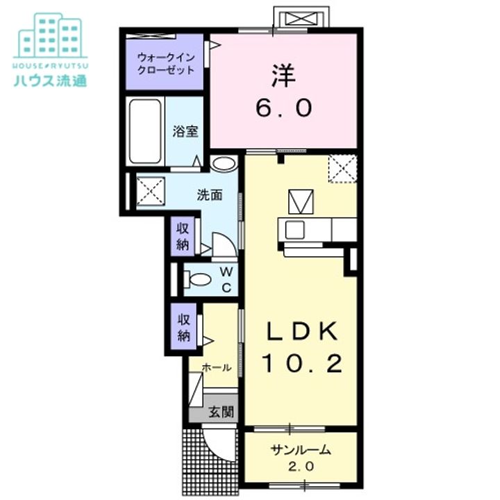 LUTAN Ⅰの間取り