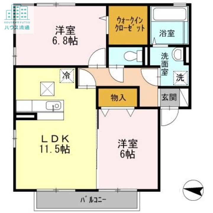 ロイヤルレジデンス B棟の間取り