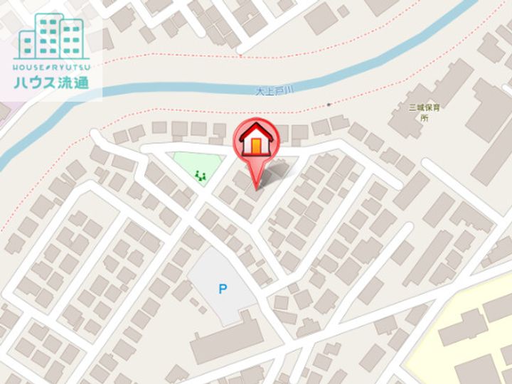 リバーサイド西三城の地図