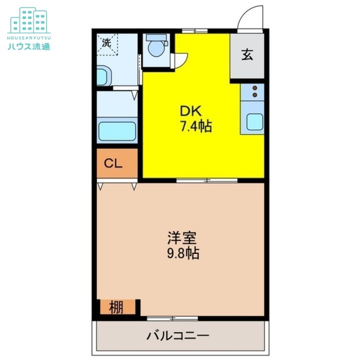 アミティ久原の間取り