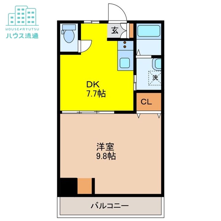 アミティ久原の間取り