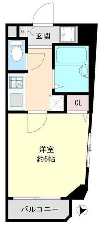 エスコート都立大学の間取り