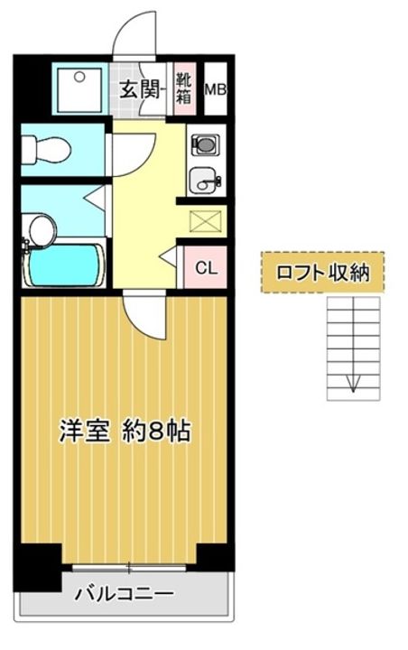 柾木マンションウエスト302の間取り