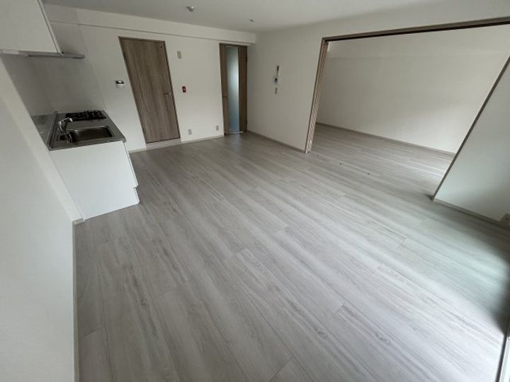 若江岩田パークマンション B棟の居間