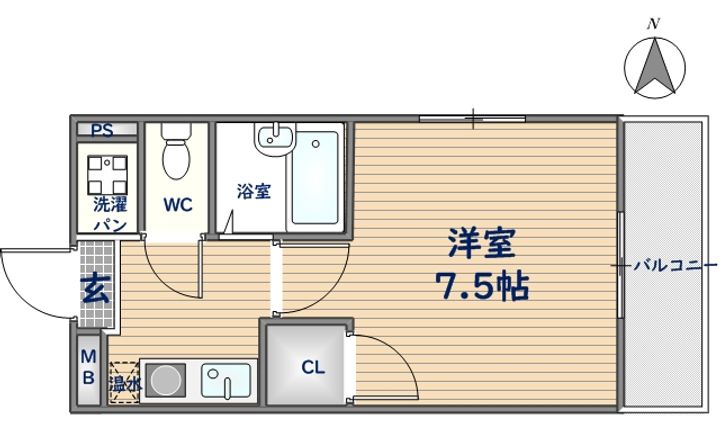 プレミール松原203の間取り