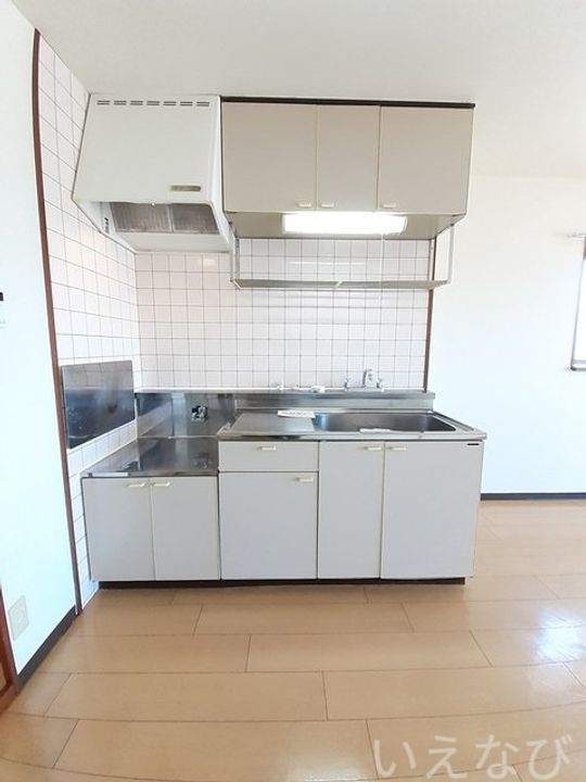 岡山県総社市中央1丁目(マンション)の賃貸物件のキッチン