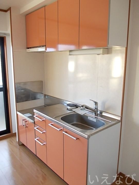 岡山県岡山市中区赤田(マンション)の賃貸物件のキッチン