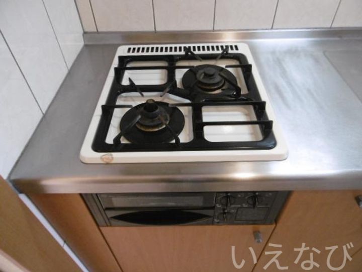 岡山県総社市三輪(アパート)の賃貸物件のキッチン