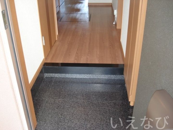 岡山県倉敷市中庄(アパート)の賃貸物件の玄関