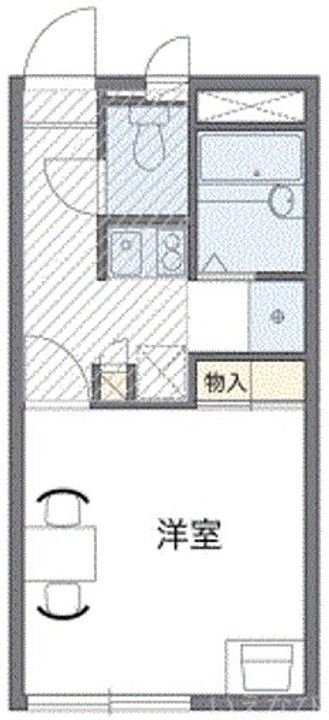 岡山県倉敷市中庄(アパート)の賃貸物件207の間取り