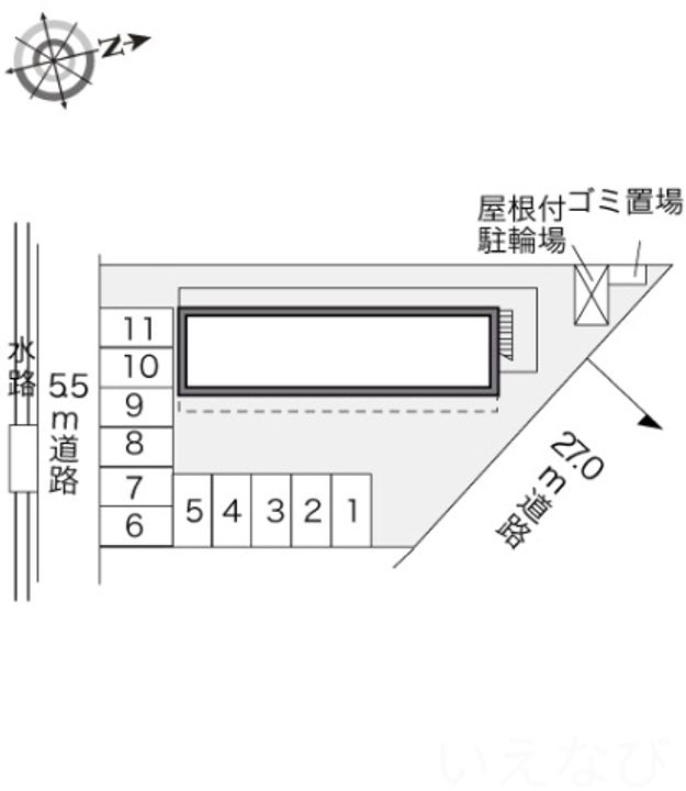 岡山県岡山市南区豊成1丁目(マンション)の賃貸物件205のその他画像