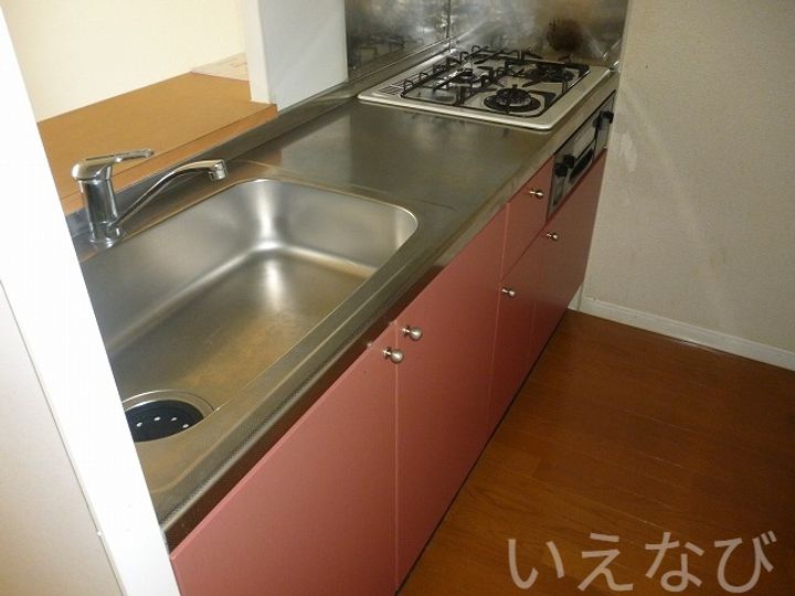 岡山県岡山市中区藤崎(アパート)の賃貸物件104のキッチン