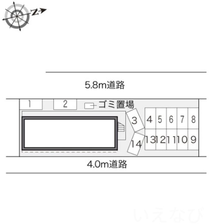 岡山県岡山市東区益野町(アパート)の賃貸物件203のその他画像