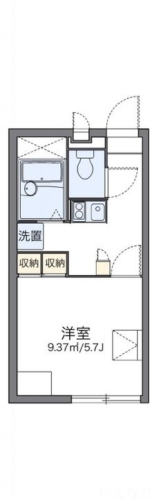岡山県岡山市中区祇園(アパート)の賃貸物件204の間取り
