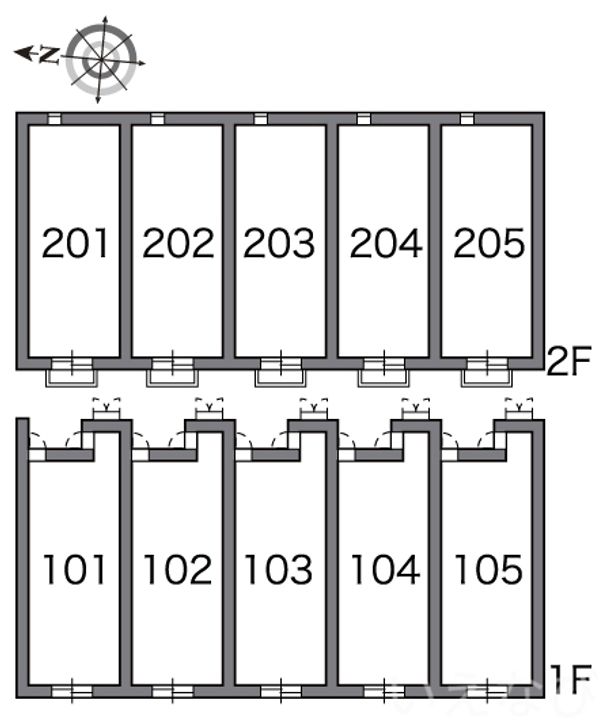 岡山県倉敷市青江(アパート)の賃貸物件203のその他画像
