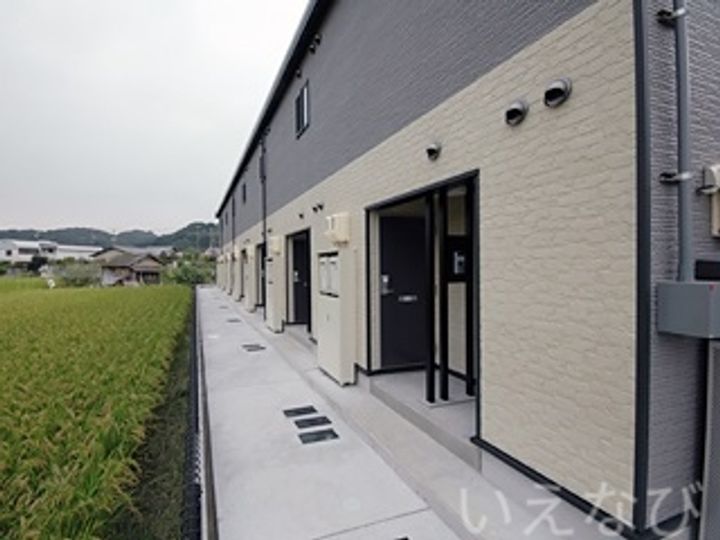岡山県倉敷市福田町古新田(アパート)の賃貸物件201の玄関
