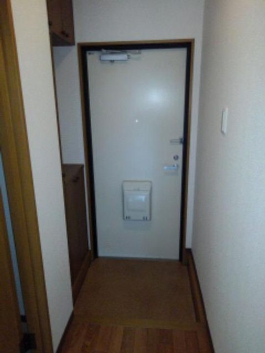 岡山県倉敷市児島上の町2丁目(マンション)の賃貸物件の玄関