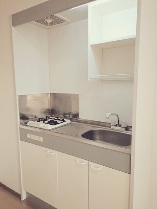 岡山県倉敷市宮前(マンション)の賃貸物件のキッチン