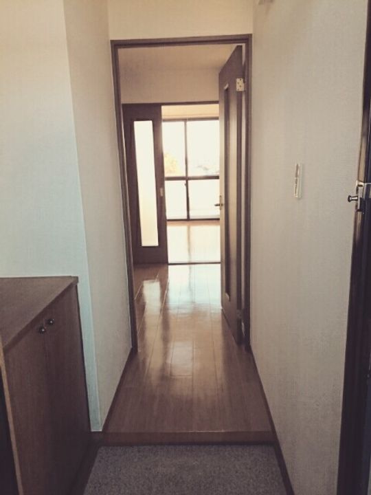 岡山県倉敷市宮前(マンション)の賃貸物件の玄関